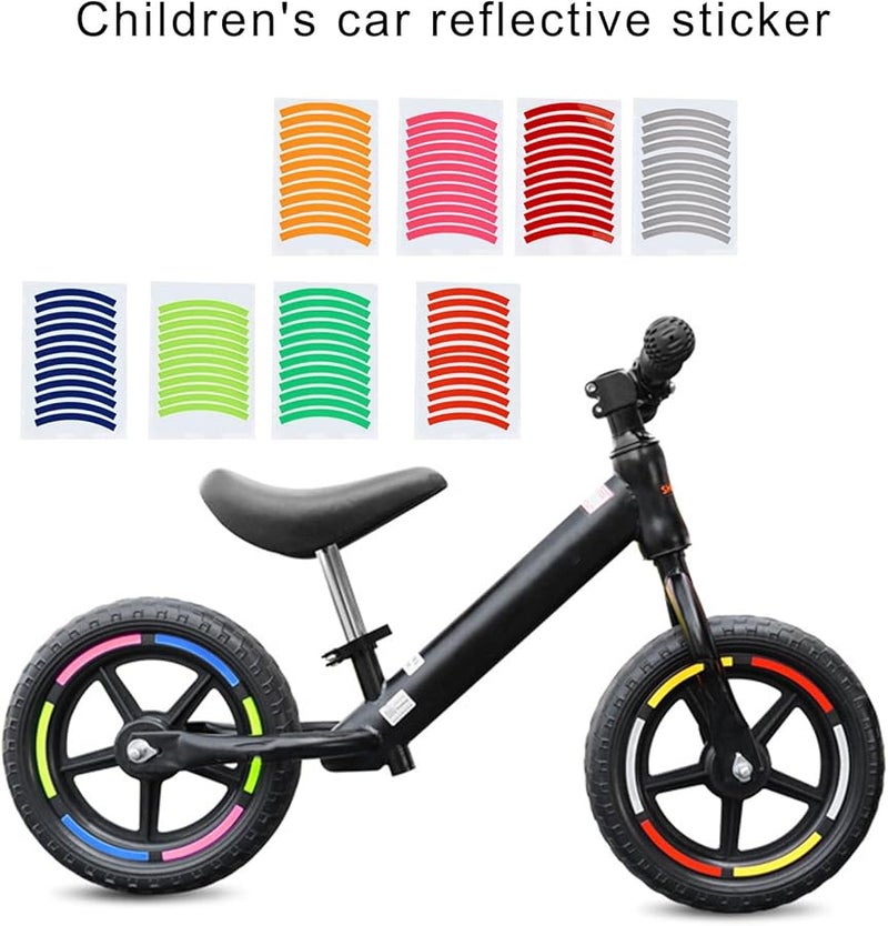 12Pcs Reflective Bike Wheel Stickers Tire Safety Decoration Warning Balances - Image 2